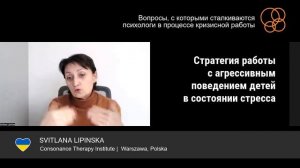 Стратегия работы с агрессивным поведением детей в условиях стресса  (Вопросы психологов)