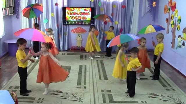 Танец "Я иду по лужам" МБДОУ "Петринский д/с" смотреть онлайн