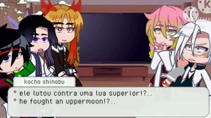 •|Hashiras react to Mangá// KNY|•// gacha club ??/??