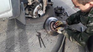 #6 Iveco Daily:Замена ступицы Ивеко Дэйли в полевых условиях 3 часть