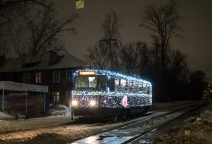 Нижегородский новогодний трамвай 2023 |  #1