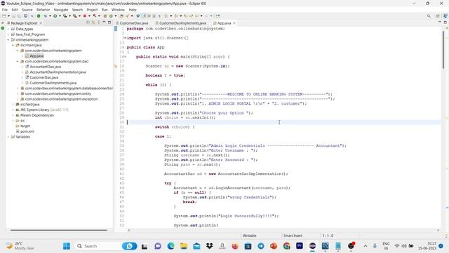 Online Banking System Part 9  Console Based Project in Java || View Balance