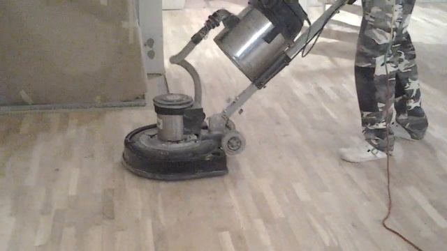 Обработка паркета плоско-шлифовальной машиной смотреть онлайн