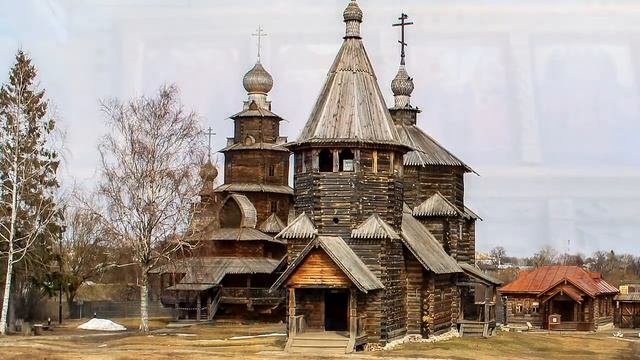 Суздаль. Музей деревянного зодчества