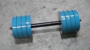 Как сделать гантель из гильз 122мм