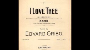 Charles Danford – I Love Thee (Ich Liebe Dich)