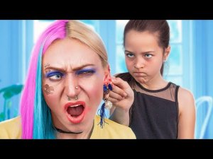 Мама с дочкой поменялись телами на 24 часа!.mp4