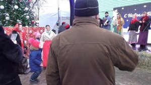 Поезд Деда Мороза прибыл в Псков. Паровоз П36-0032