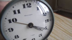 Будильник Янтарь СССР