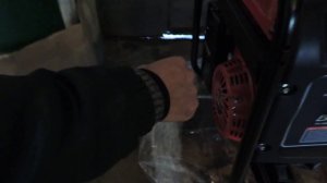 Ручной запуск бензогенератора. Алгоритм действий.