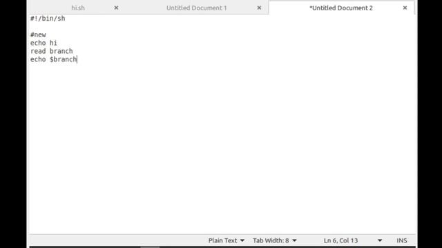 Shell scripting introduction echo, read,and touch command  example of shell script in Linux in Hind