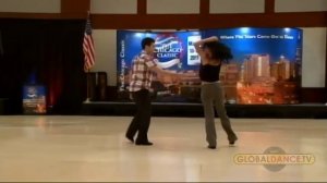 Improv West Coast Swing - Ben Morris & Jessica Cox Chicago Classic 2011 Jack and Jill