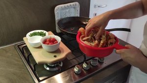 Scampi in padella /Креветки на сковороде. Просто и вкусно ?