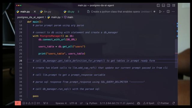 Prompt Engineering an ENTIRE codebase: Postgres Data Analytics AI Agent