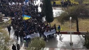 Marche des étudiants de Béjaia contre  le 5ième mandat