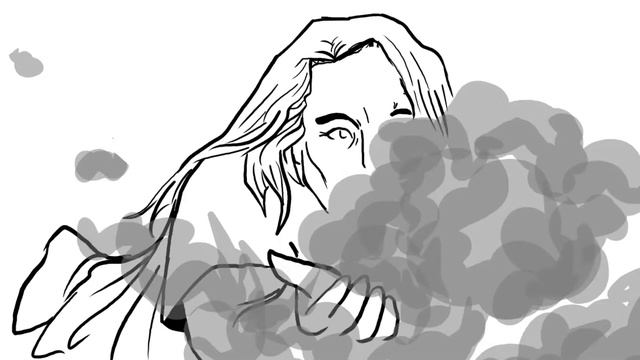 Animation Process- Lucius Malfoy