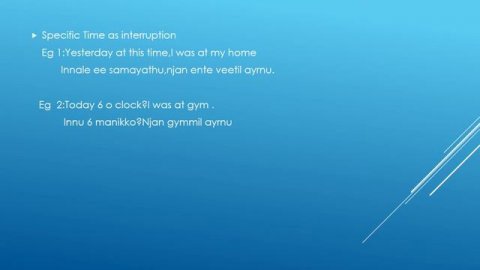 LEARN MALAYALAM THROUGH ENGLISH-PAST CONTINUOUS