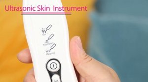 Ultrasonic Skin Scrubber Face Spatula,  Exfoliator Rechargeable Face Lifting Tool for Deep Cleansin