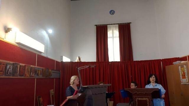 Тропарь и Кондак Пятидесятницы (глас 8) репетиция 9.06.2021 смотреть онлайн