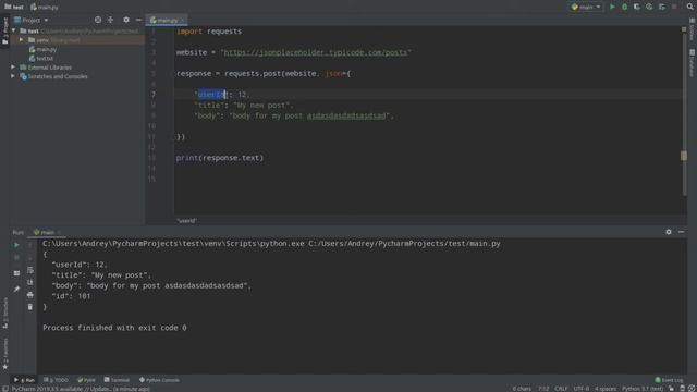 POST И PUT В REQUESTS | Python 3, Питон 3 смотреть онлайн