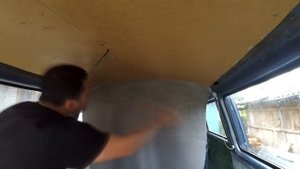 Самодельный потолок в VW T3
