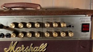 Marshall AS80R Acoustic Amp Demo/Review