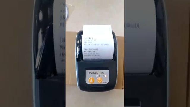 portable Bluetooth printer Goojprt .. Kanwalzia POS system