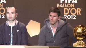 REPLAY: FIFA Ballon d'Or 2012, men's press conference