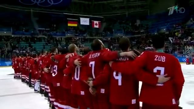 Российские хоккеисты спели гимн РФ во время награждения на Олимпиаде смотреть онлайн