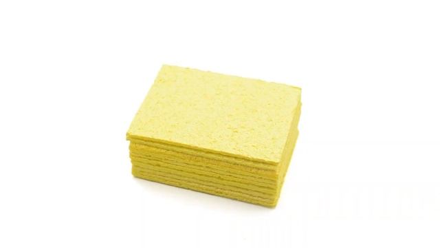 Губка для очистки паяльника, набор из 5/10 спонжей желтого цвета смотреть онлайн