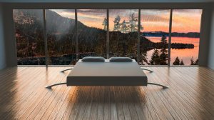 ☔️ Закатный звук дождя для души и восстановления нервной системы ☔️ Лазурный закат и шум дождя ?