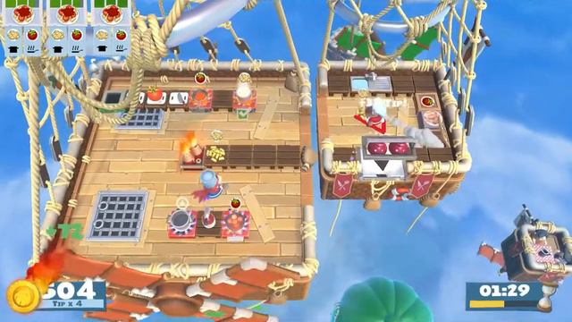 Overcooked! All You Can Eat - OC2 Story 1-5 (2 players) Score: 1152 смотреть онлайн