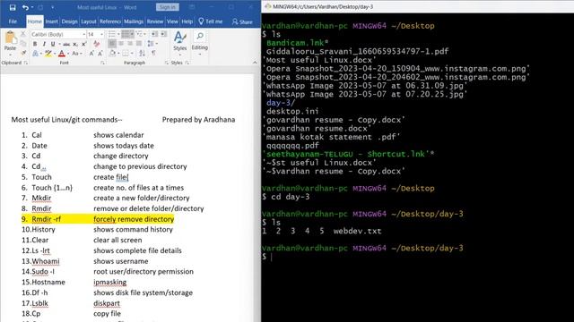 Day 3: GIT/LINUX Commands смотреть онлайн