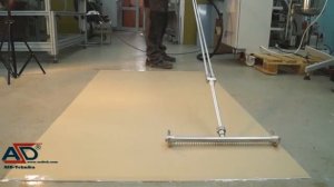 Заливка сэндвич панелей, нанесение клея