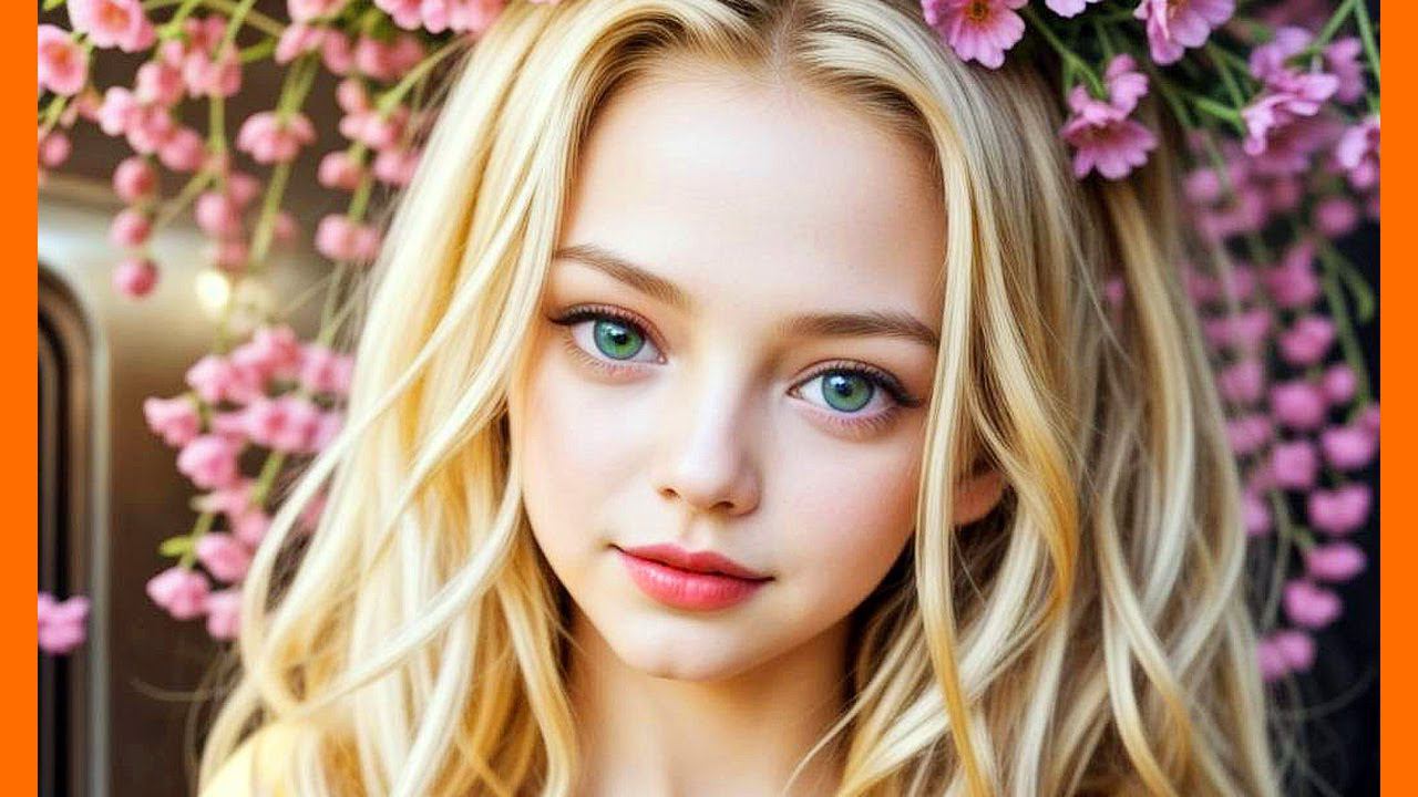 Beautiful, Cute Blonde Girls - AI Girls Beauty Art Lookbook