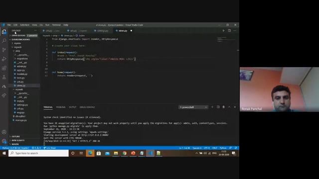 Introduction to python django web framework | create and run django project