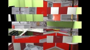 Marvelous Red And White Kitchen Cabinets