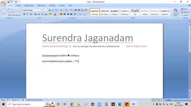 Java Installation || Configuring Environmental variables || Java Tutorial for Beginners in Telugu