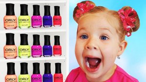 Learn Colors with Nail Art designs Colors for kids nursery rhymes Baby songs for children