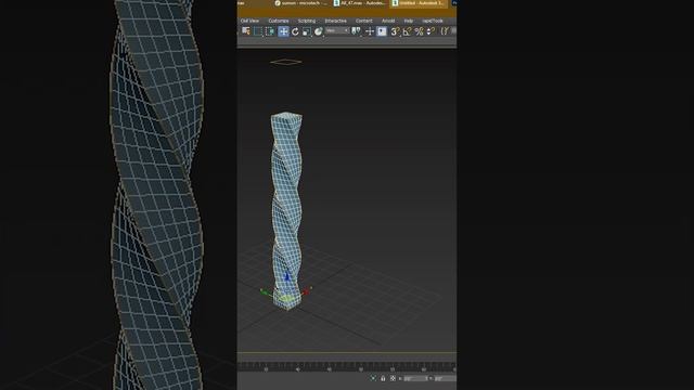 Twist Modifier in 3Ds Max. 3D