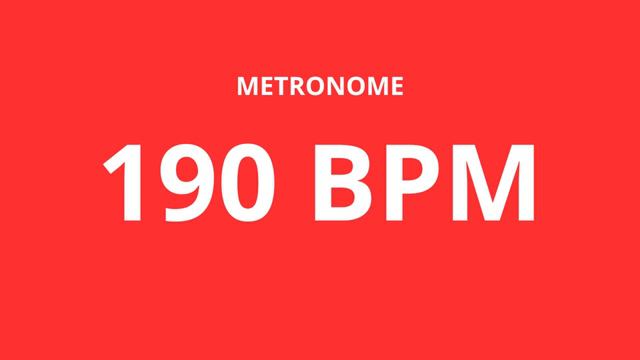 190 BPM - Metronome смотреть онлайн