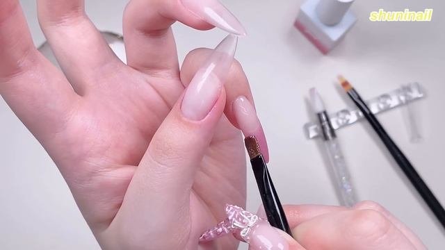 Sub) 핑크핑크한 트위드 샤넬네일?✨/ 트위드네일 / 마블네일 / 명품네일 / 네일팁연장 / 연장네일 / 네일아트 / 셀프네일 / 네일ASMR
