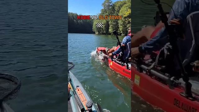 Kayak Race - Hobie vs Old Town