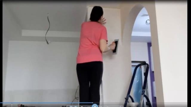 #Евроремонт #Декоративная_штукатурка #Мокрый_шёлк #своими_руками