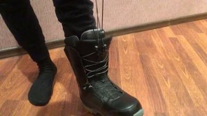 Ботинки для сноуборда NITRO TLS как правильно зафиксировать шнурки.