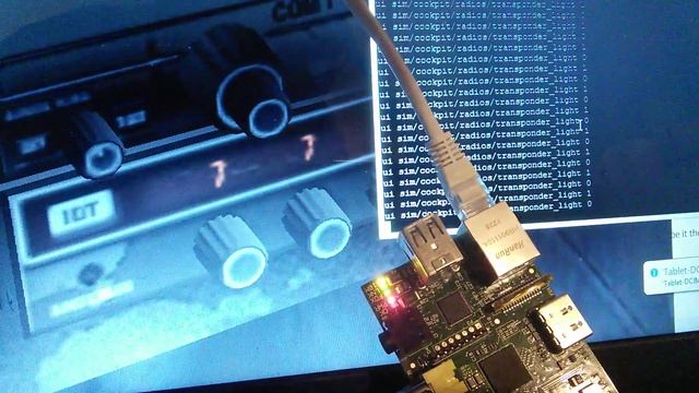 X-Plane Raspberry Pi transponder blink demo смотреть онлайн