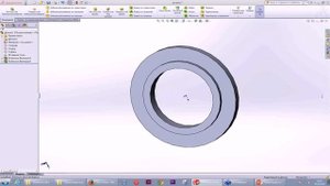 Уроки SolidWorks - построение трехмерной модели, габаритного чертежа и рендера