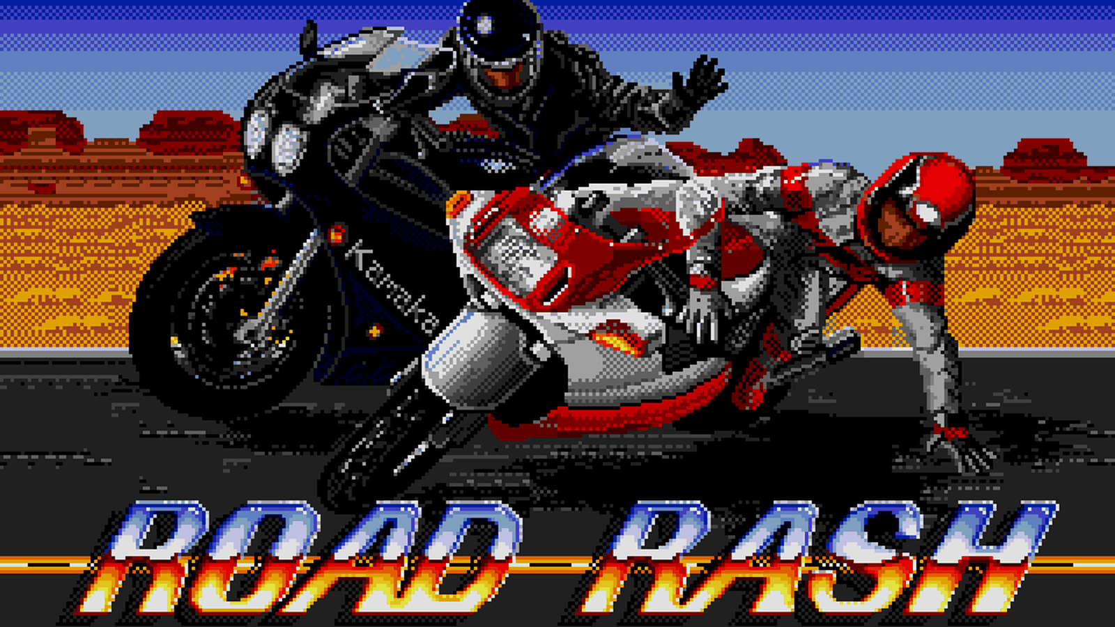 Улетел на 1ое место в Road Rash