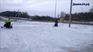 Тест-драв снегоходов Русич