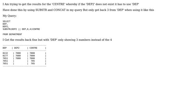 Databases: Using SUBSTR and CONCAT to get the required Result (2 Solutions!!) смотреть онлайн